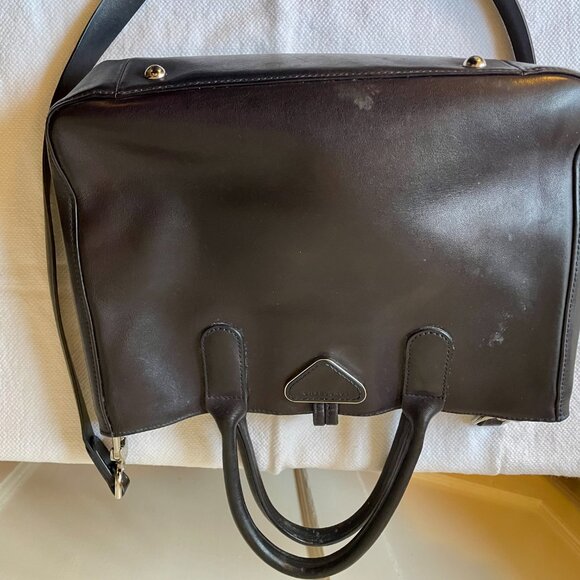 Longchamp Le Roseau Tote Leather Shoulder Bag - Picture 9 of 11